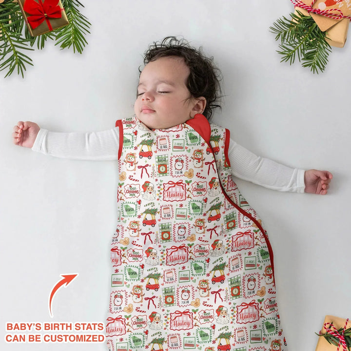 The Little Retro Dreamer First Christmas 2025 Sleep Bag , The Little Retro Dreamer First Christmas 2025 Sleep Bag - XS / 0.5 TOG