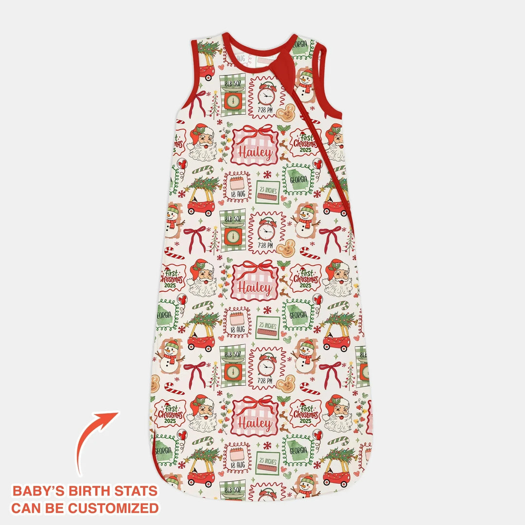 The Little Retro Dreamer First Christmas 2025 Sleep Bag , The Little Retro Dreamer First Christmas 2025 Sleep Bag - XS / 0.5 TOG