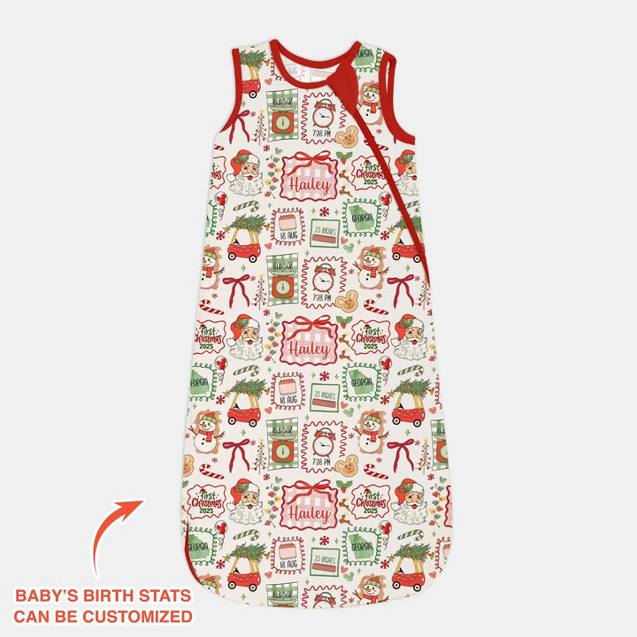 The Little Retro Dreamer First Christmas 2025 Sleep Bag , The Little Retro Dreamer First Christmas 2025 Sleep Bag - XS / 0.5 TOG