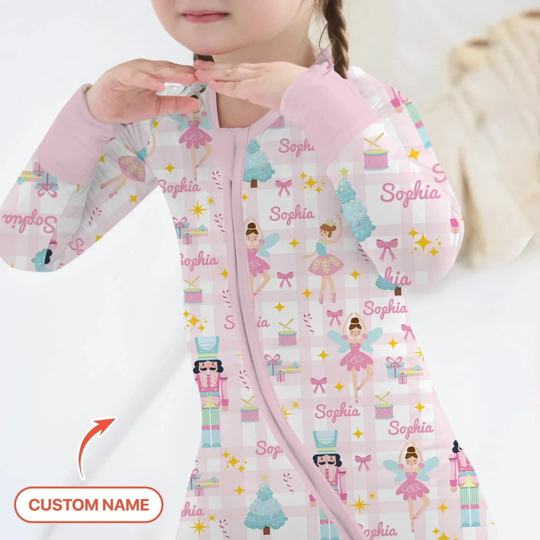 The Nutcracker Dreams Custom Name Convertible Zippy , The Nutcracker Dreams Custom Name Convertible Zippy - 0-3M