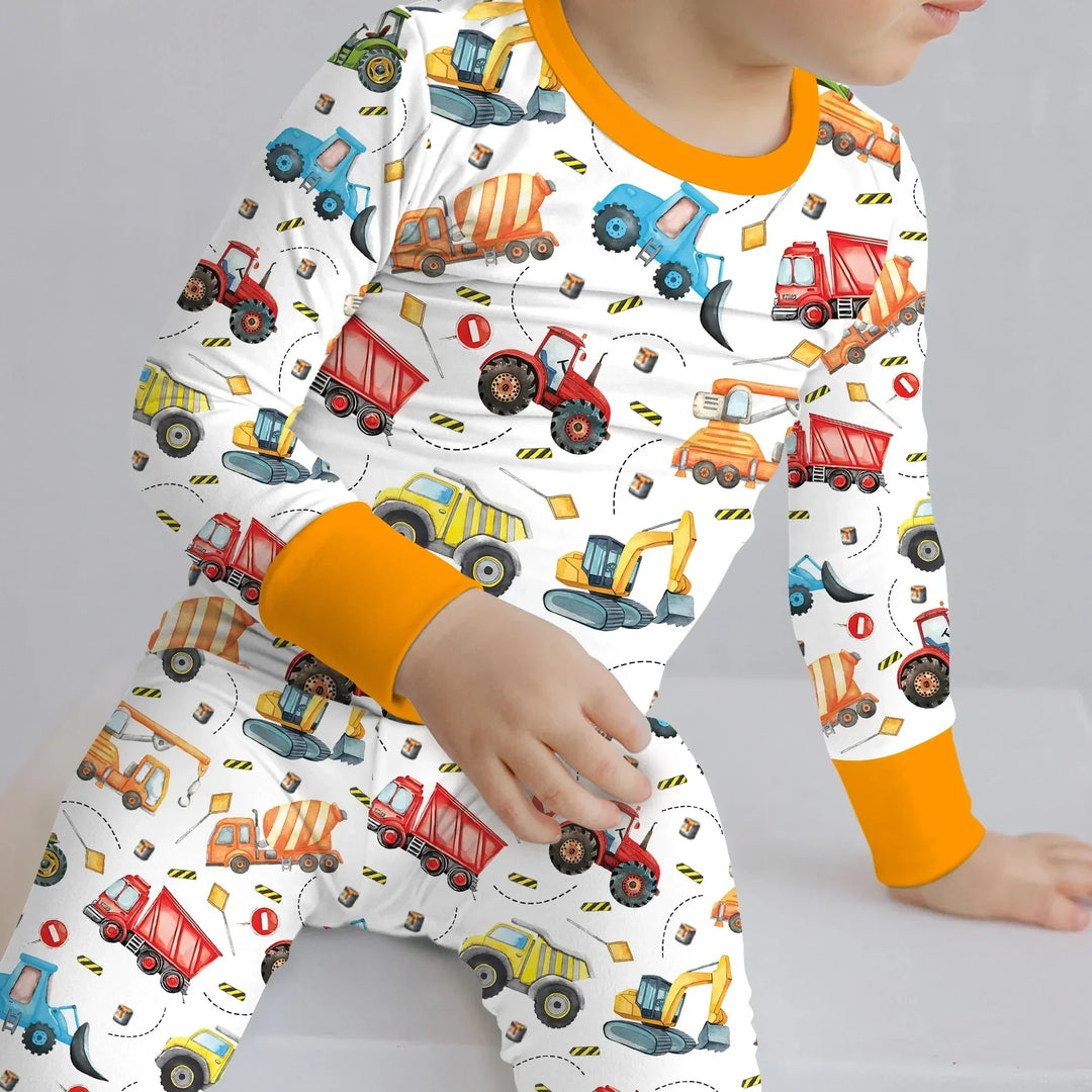 Tiny Builders Two Piece Long Sleeve Pajama Set , Tiny Builders Two Piece Long Sleeve Pajama Set - 12-18M