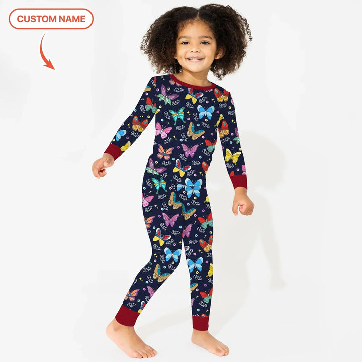 Tiny Wings: The Butterfly Princess Two Piece Long Sleeve Pajama Set , Tiny Wings: The Butterfly Princess Two Piece Long Sleeve Pajama Set - 12-18M