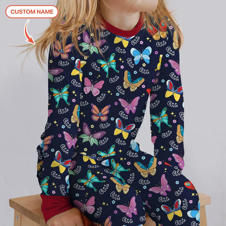 Tiny Wings: The Butterfly Princess Two Piece Long Sleeve Pajama Set , Tiny Wings: The Butterfly Princess Two Piece Long Sleeve Pajama Set - 12-18M