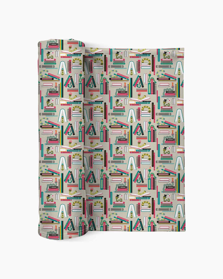 Bookworm Adventures swaddle blanket