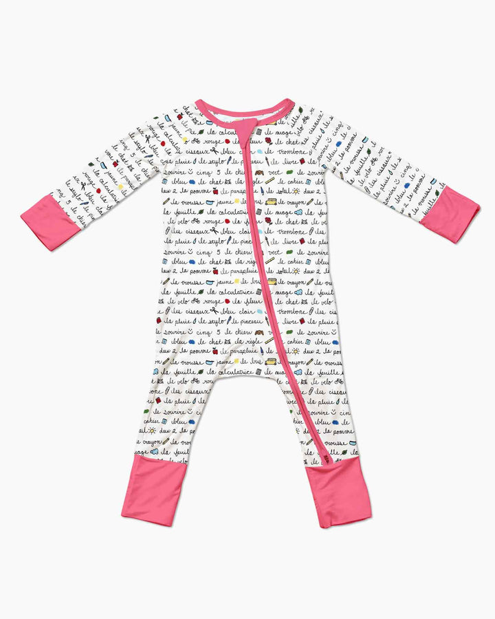 French Classroom Notes Bamboo Convertible Zippy