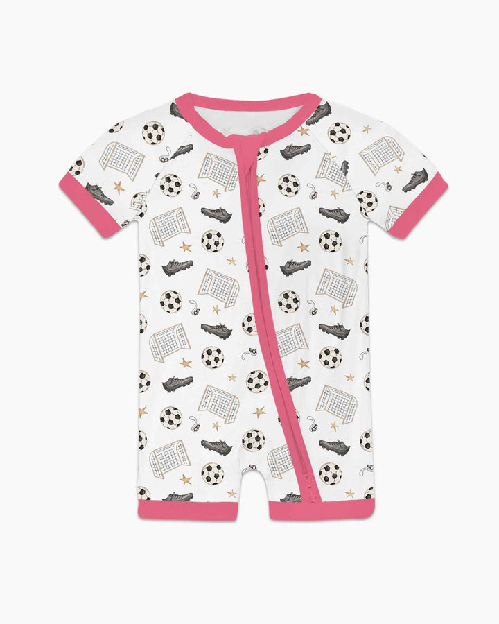 Little Soccer Star Bamboo Shorty Zippy