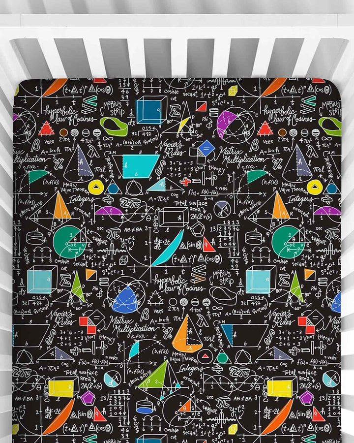 STEM Sketchbook Bamboo Fitted Crib Sheet