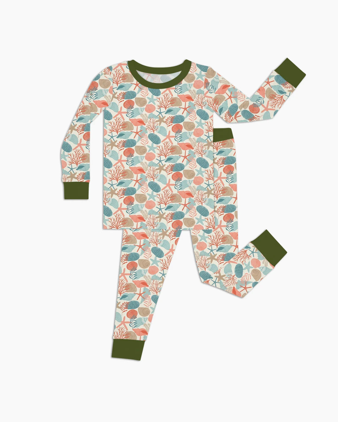Sunny Beach Cruisers Bamboo Two Piece Long Sleeve Pajama Set