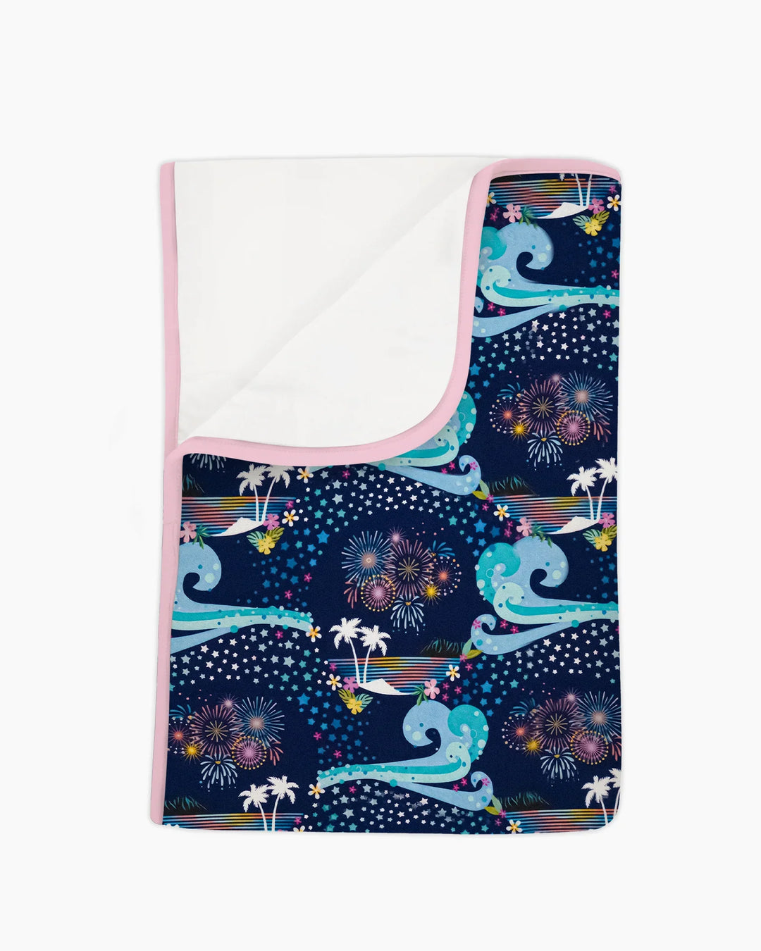 Starlit Surf Celebration Bamboo Blanket