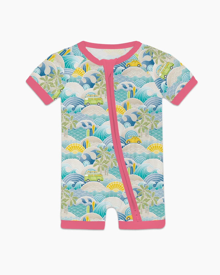Coastal Road Trip Waves Surf Bamboo Shorty Zippy