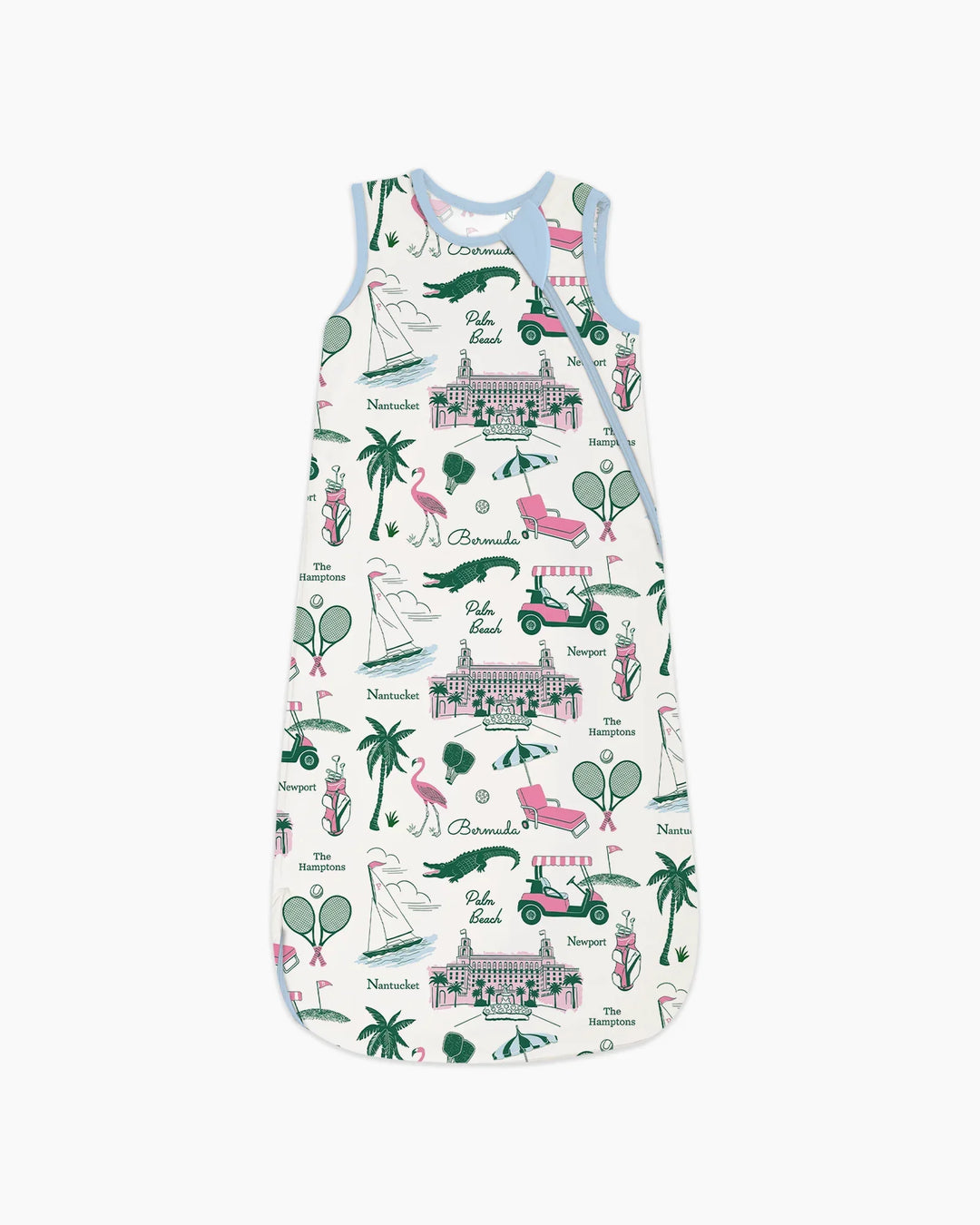 Preppy Palm Getaway Bamboo Sleep Bag