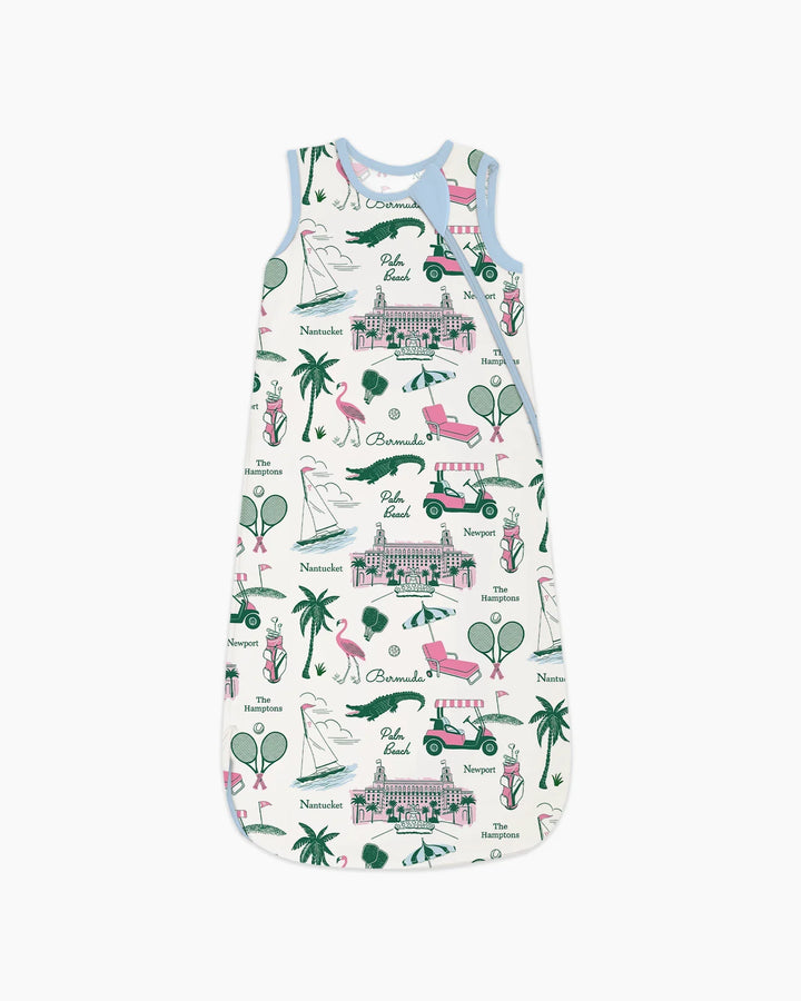 Preppy Palm Getaway Bamboo Sleep Bag