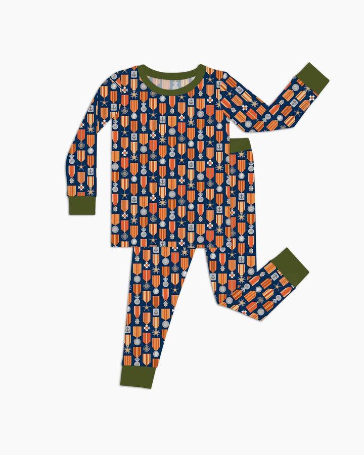 Little Hero Bamboo Two Piece Long Sleeve Pajama Set