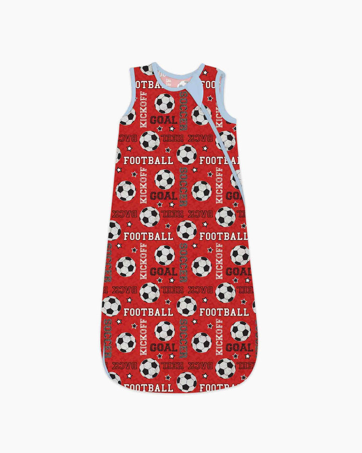 Red Soccer Ball Bamboo Sleep Bag