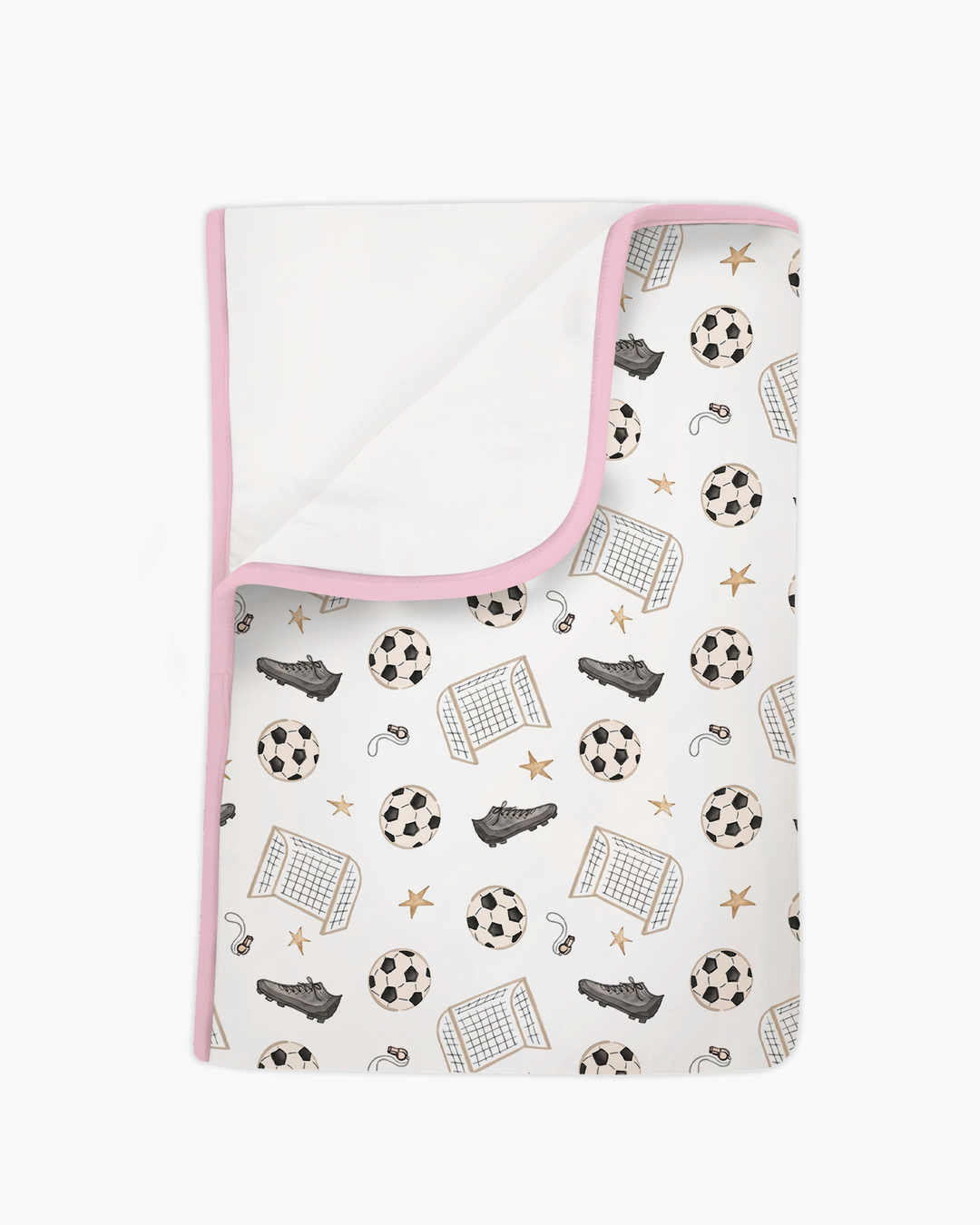Little Soccer Star Bamboo Blanket