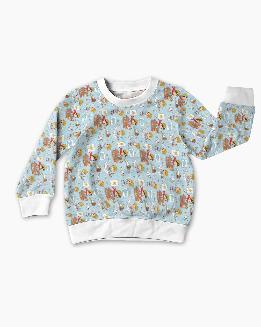 Tiny Explorer Tales Bamboo Crewneck Sweatshirt
