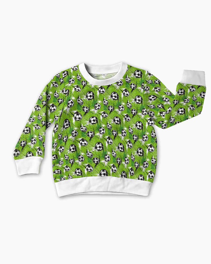 Green Soccer Energy Bamboo Crewneck Sweatshirt