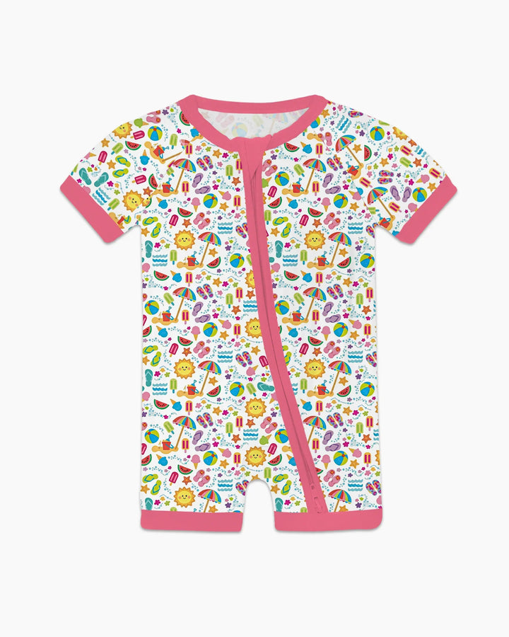 Sunshine Splash Party Bamboo Shorty Zippy