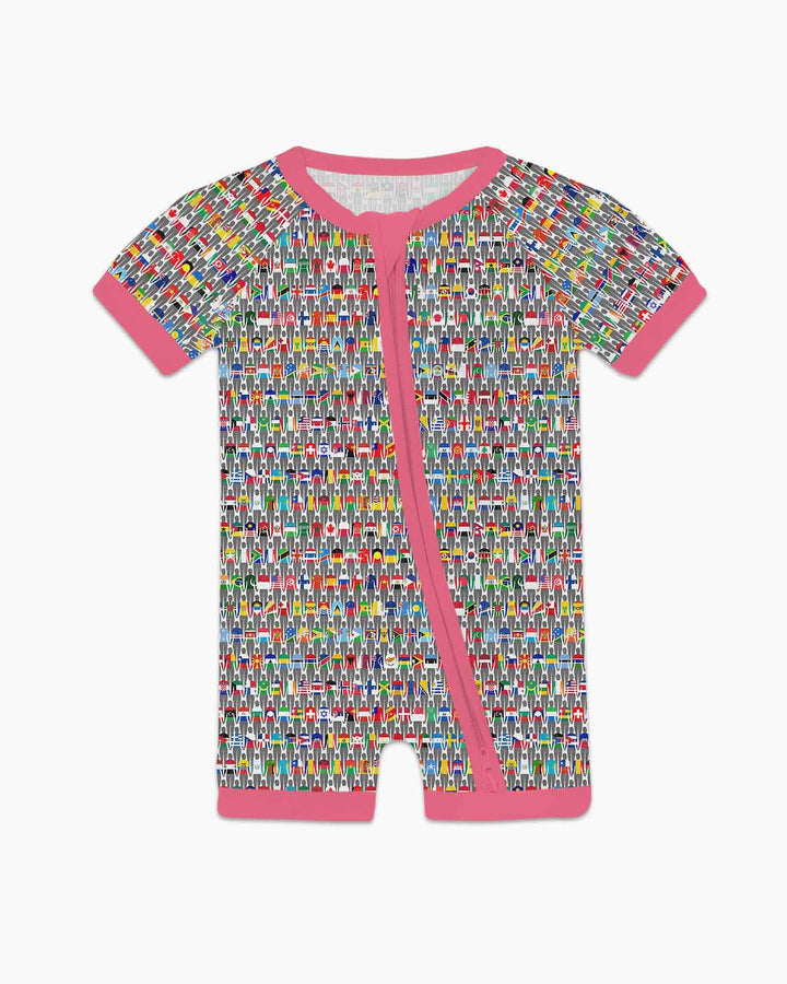 Around The World Bamboo Shorty Zippy