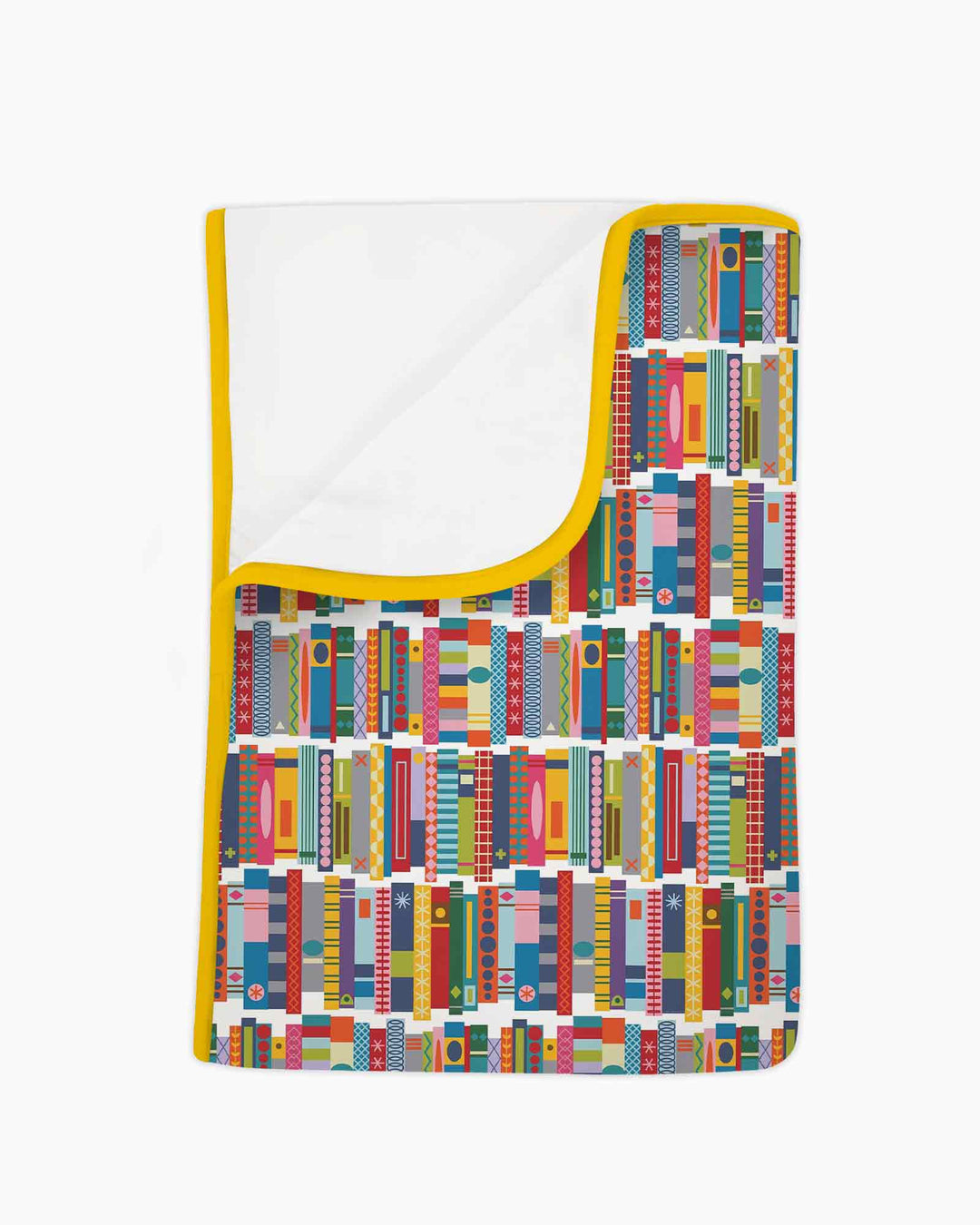 Rainbow Bookshelf Bamboo Blanket