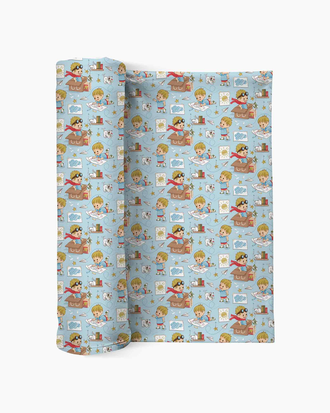 Tiny Explorer Tales swaddle blanket