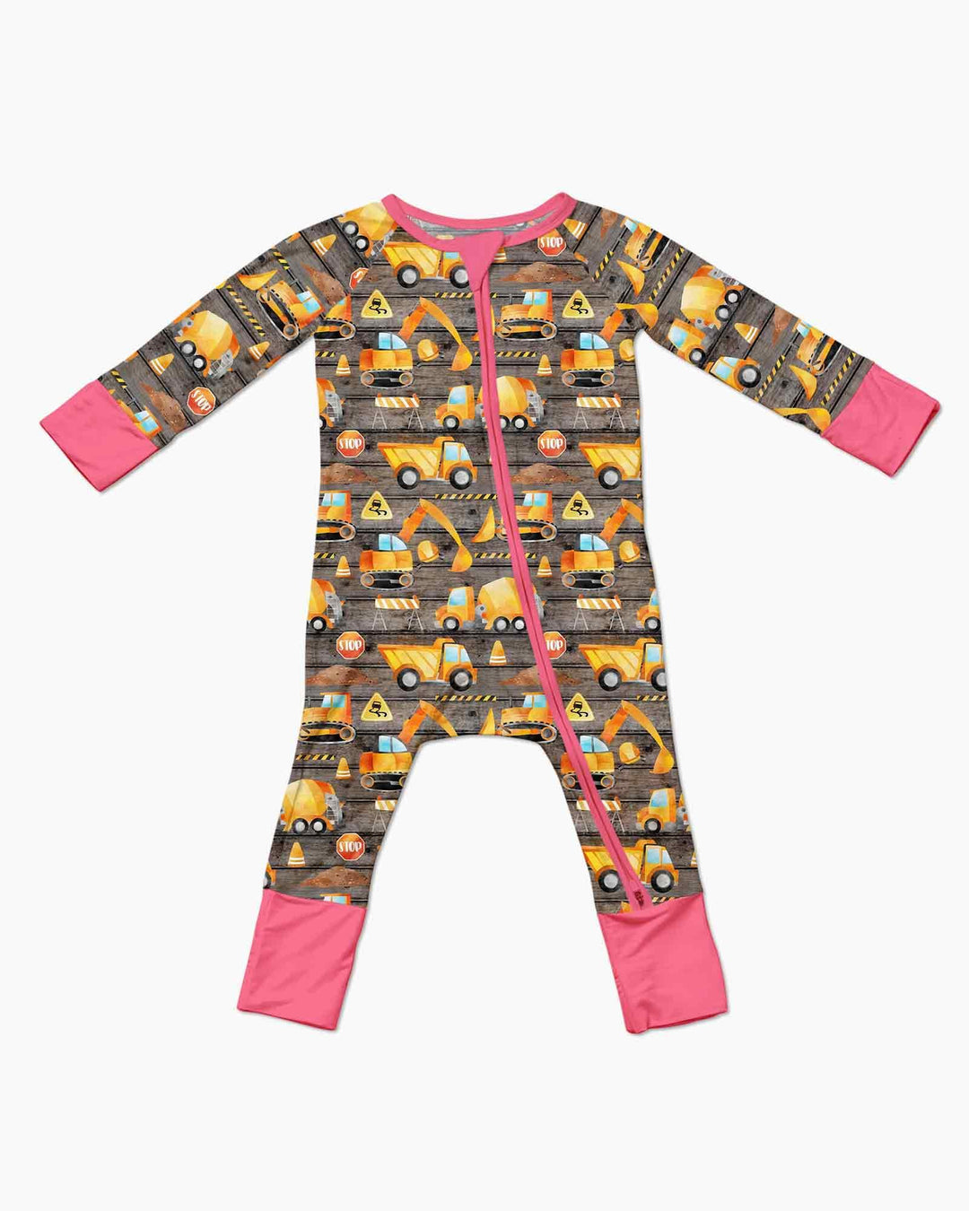 Construction Vehicles Bamboo Convertible Zippy