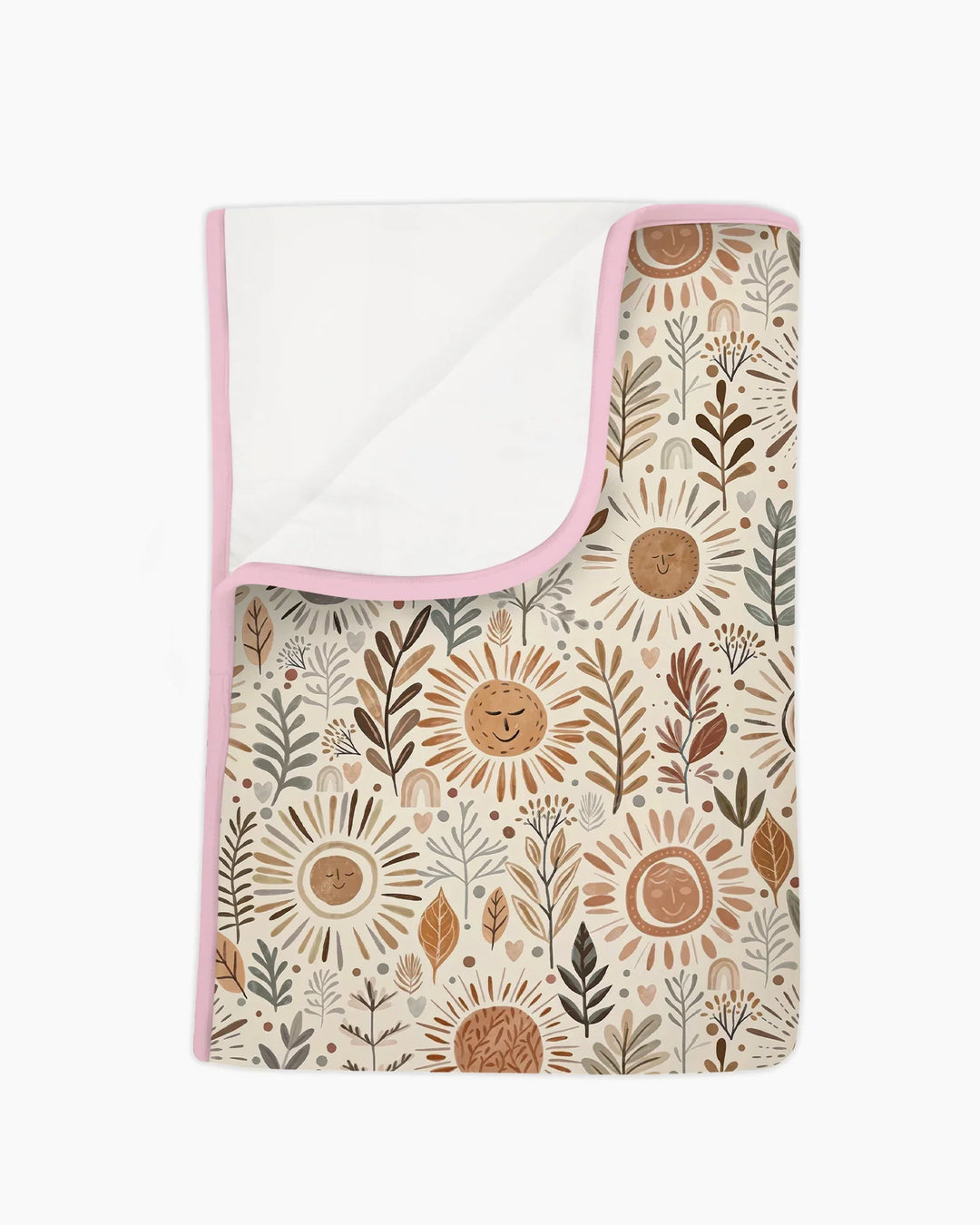Boho Sunshine Garden Bamboo Blanket