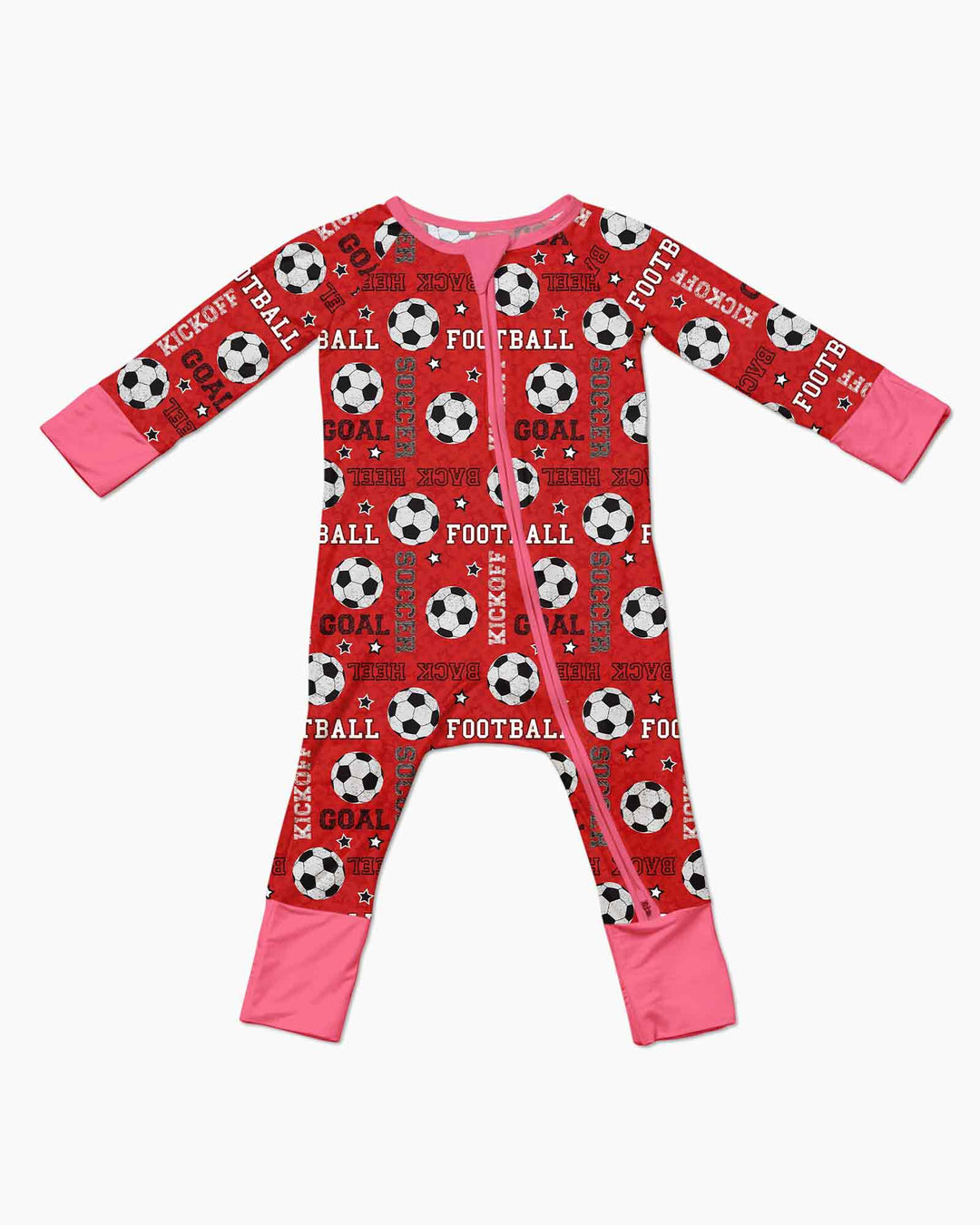 Red Soccer Ball Bamboo Convertible Zippy