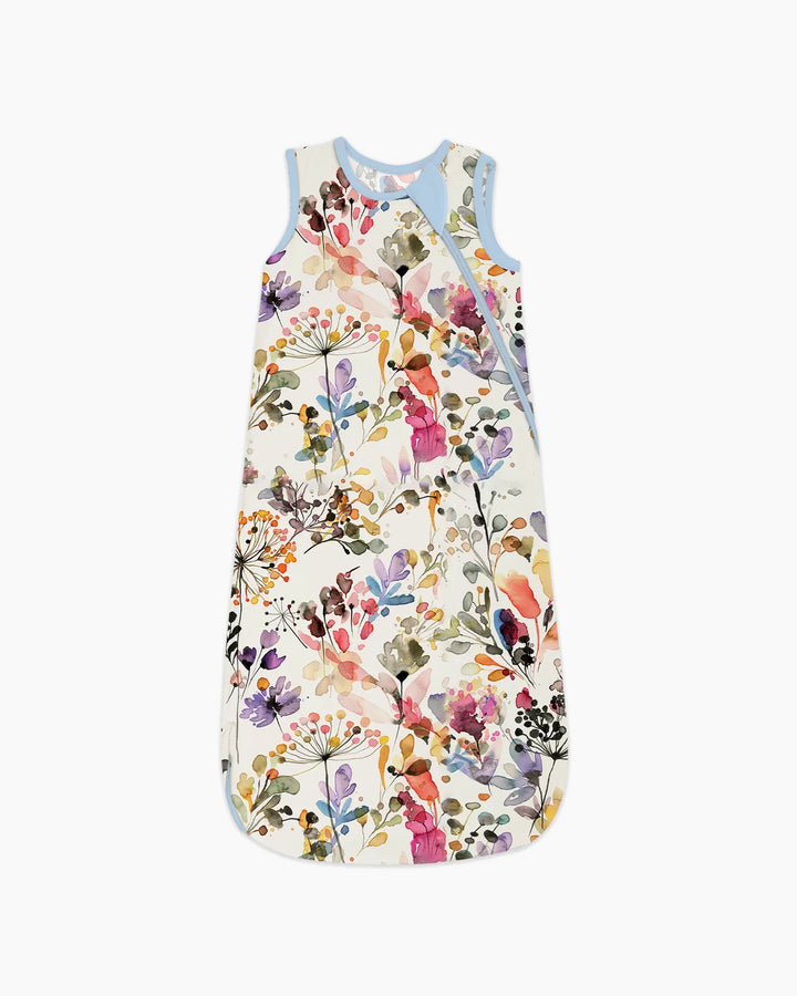Wildflower Watercolor Garden Bamboo Sleep Bag