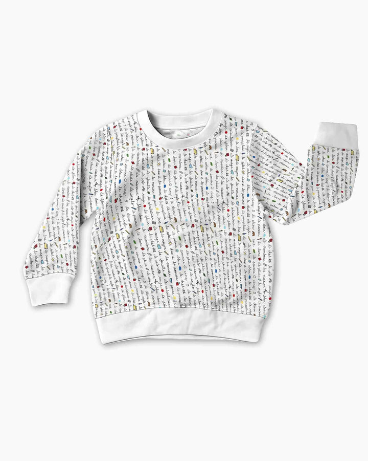 French Classroom Notes Bamboo Crewneck Sweatshirt