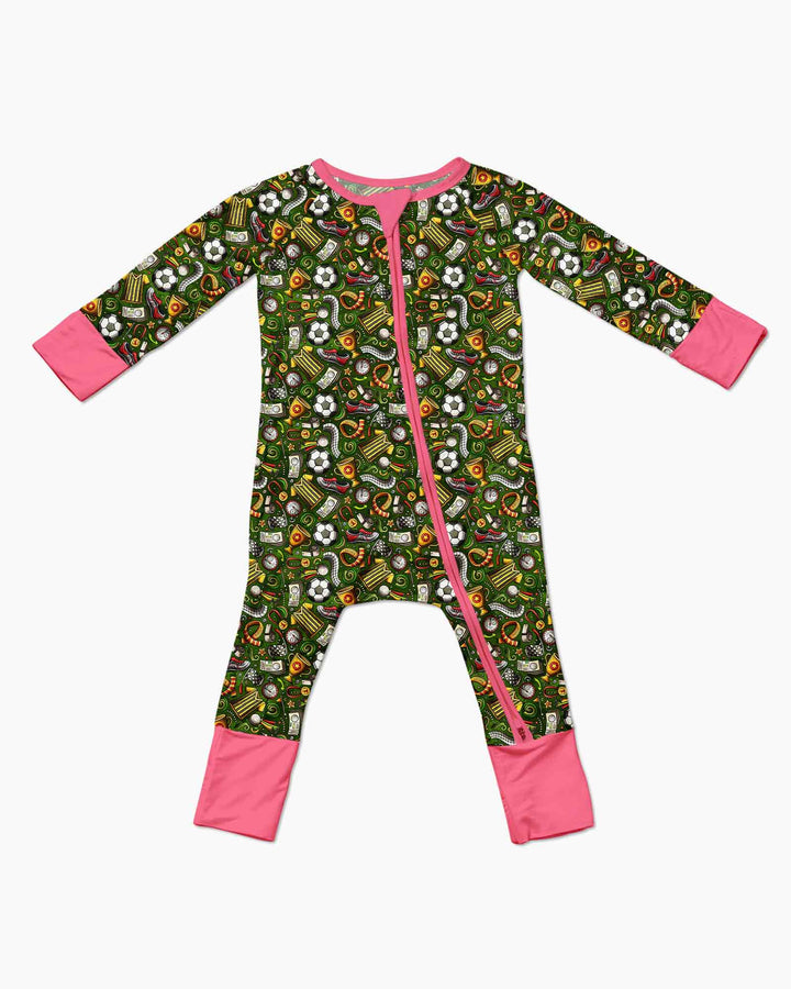 Green Soccer All-Star Bamboo Convertible Zippy