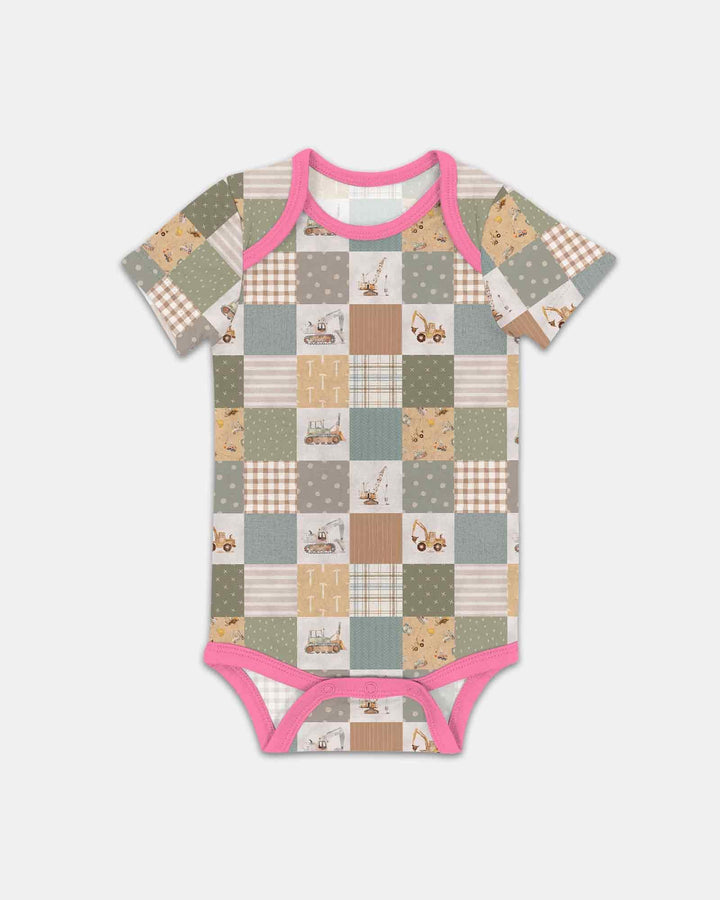 Construction Trucks Bamboo Bodysuit