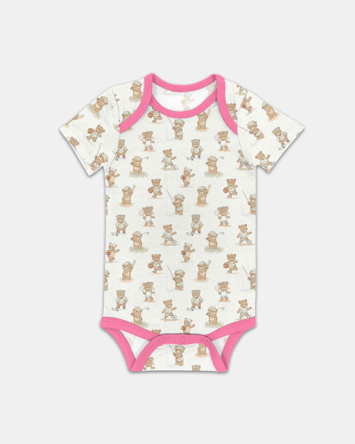 Teddy Team Spirit Bamboo Bodysuit