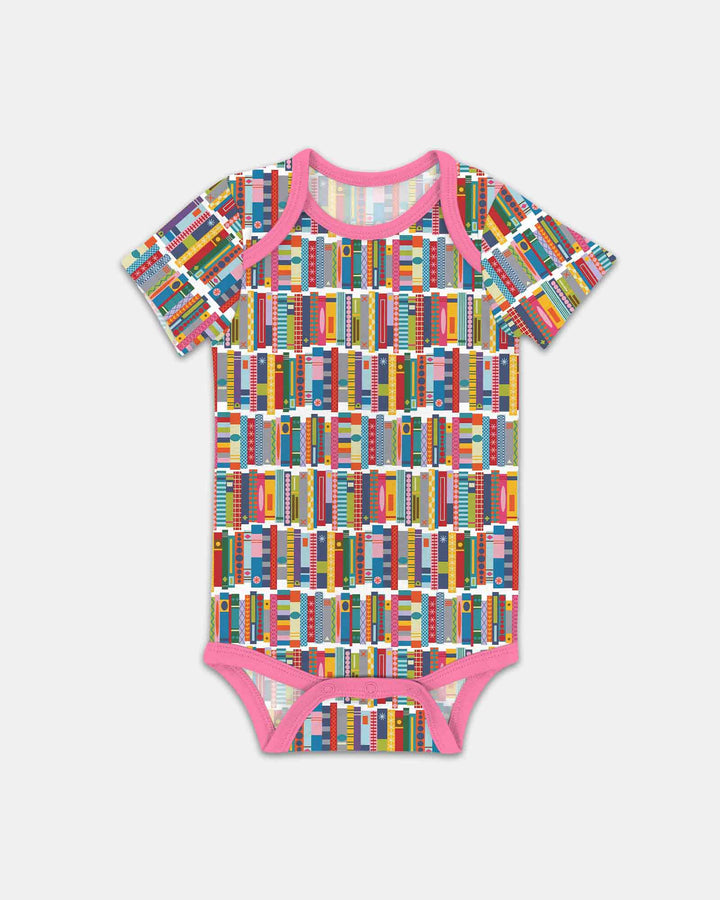Rainbow Bookshelf Bamboo Bodysuit