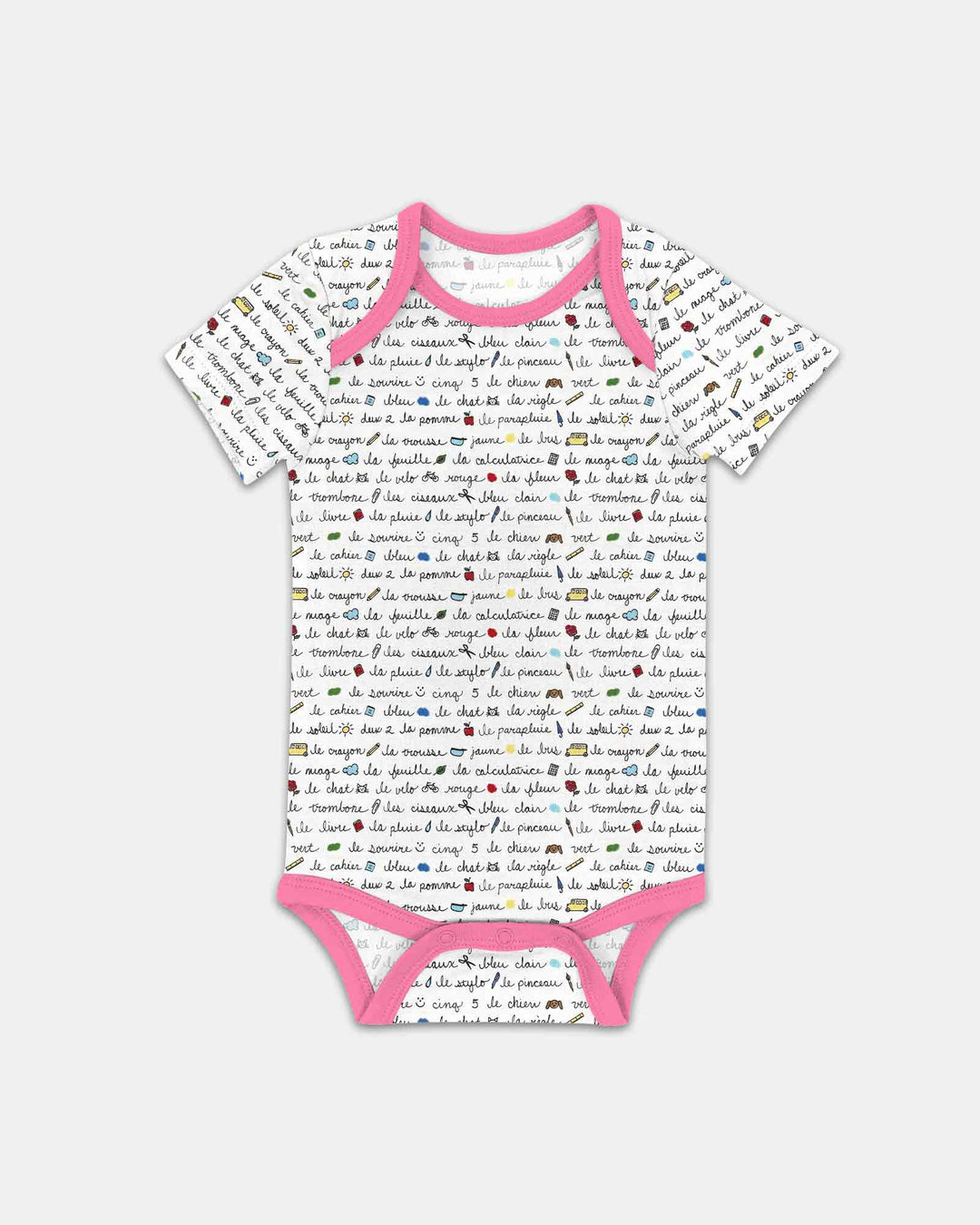 French Classroom Notes Bamboo Bodysuit