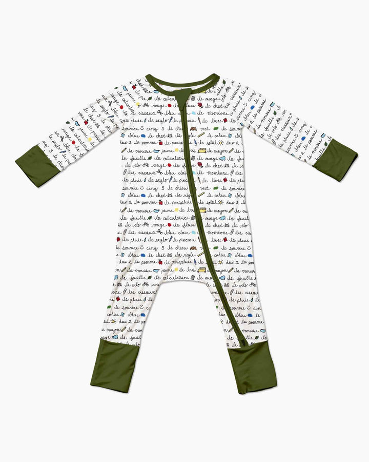 French Classroom Notes Bamboo Convertible Zippy
