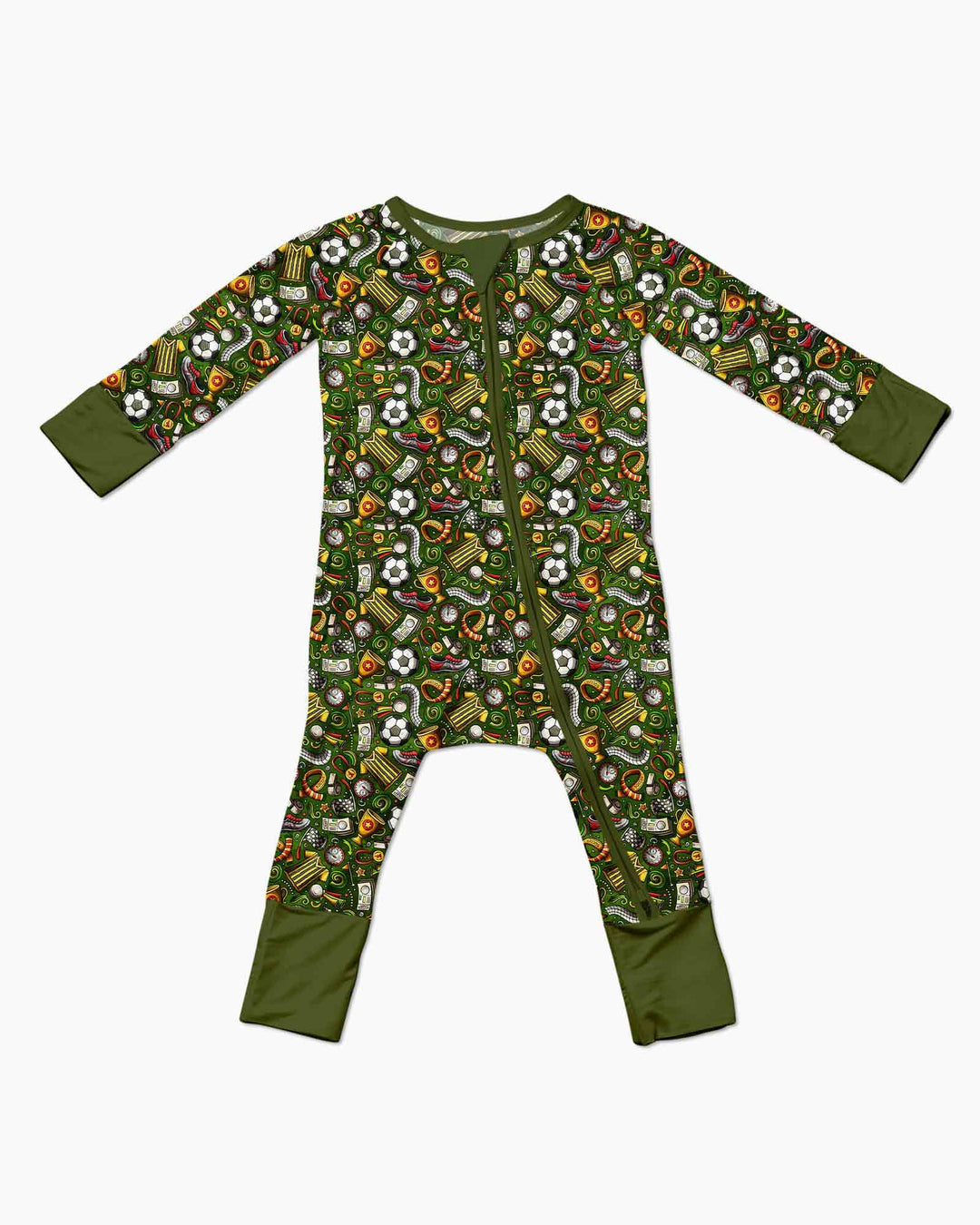 Green Soccer All-Star Bamboo Convertible Zippy