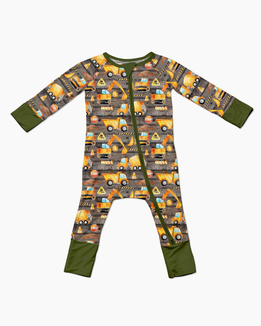Construction Vehicles Bamboo Convertible Zippy