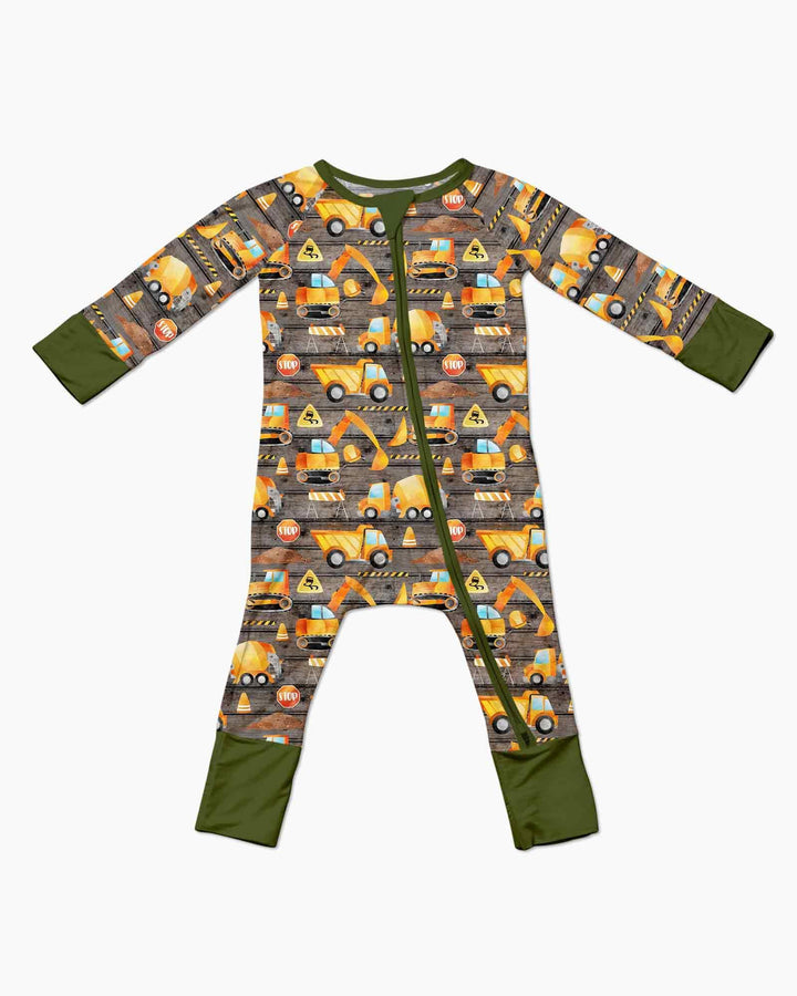 Construction Vehicles Bamboo Convertible Zippy