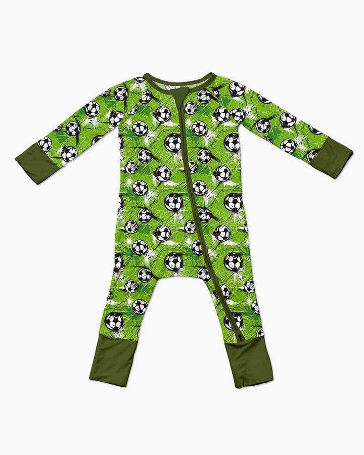 Green Soccer Energy Bamboo Convertible Zippy