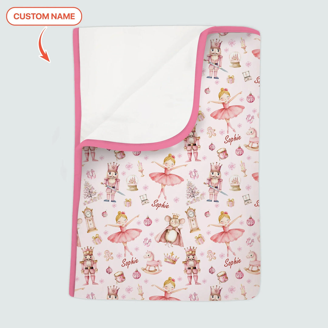 Custom Character "Ballerina Nutcracker Fairytale" Bamboo Blanket