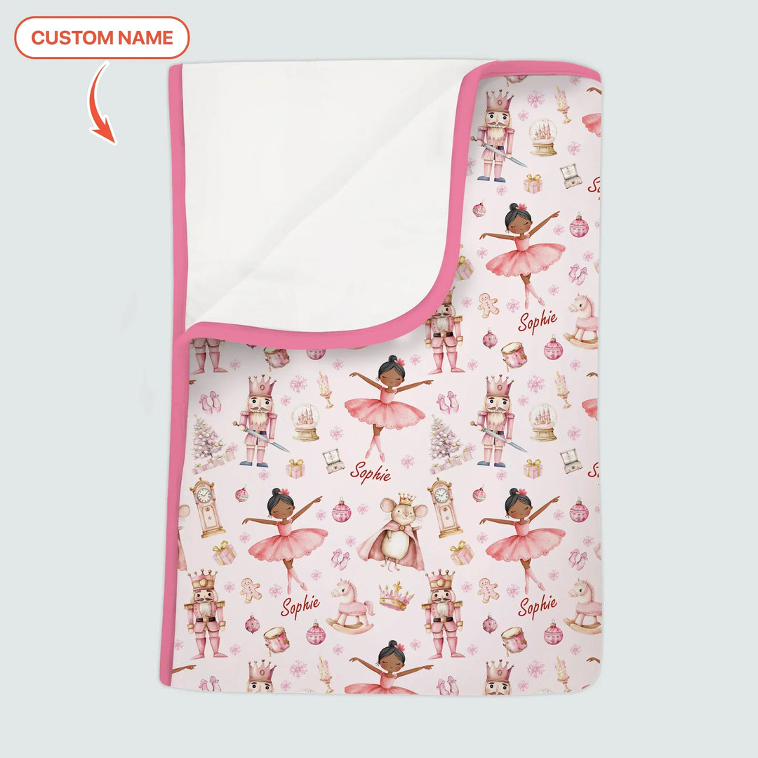 Custom Character "Ballerina Nutcracker Fairytale" Bamboo Blanket
