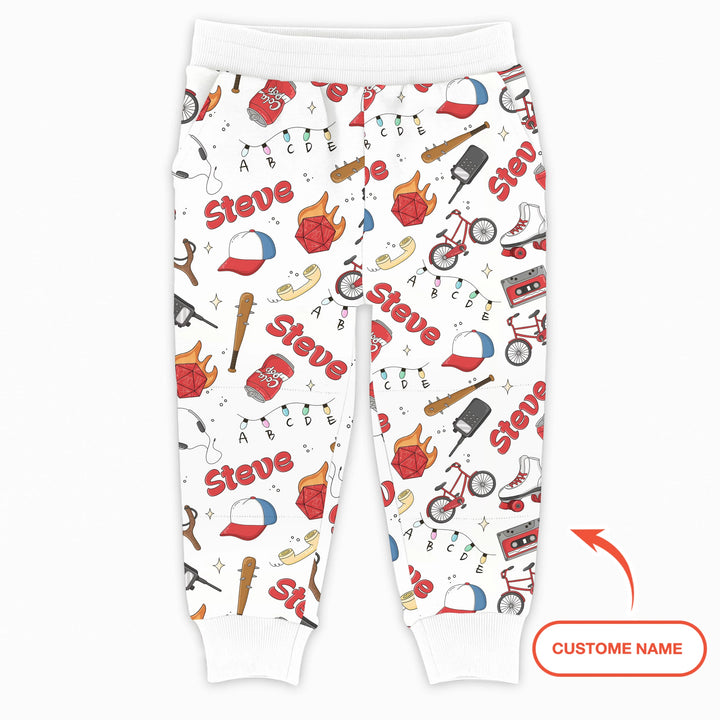 Custom Name Kids Adventure Bamboo Jogger