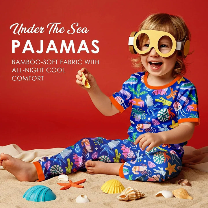 Under the Sea Two Piece Long Sleeve Pajama Set , Under the Sea Two Piece Long Sleeve Pajama Set - 12-18M