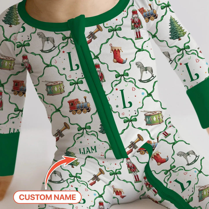 Vintage Christmas Toy Custom Name Boy Convertible Zippy , Vintage Christmas Toy Custom Name Boy Convertible Zippy - 0-3M