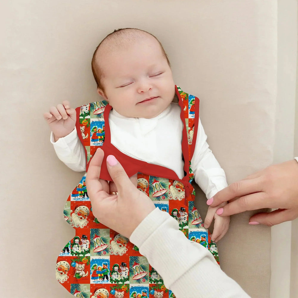 Vintage Holiday Joy Sleep Bag , Vintage Holiday Joy Sleep Bag - XS / 0.5 TOG