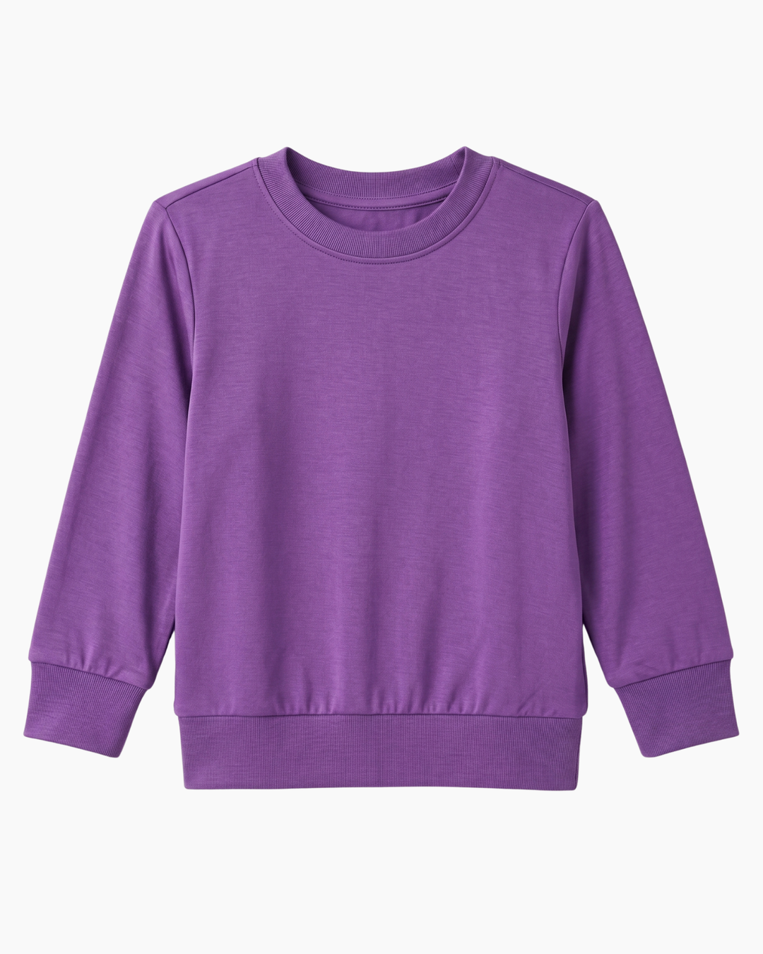 Solid Color Bamboo Crewneck Sweatshirt
