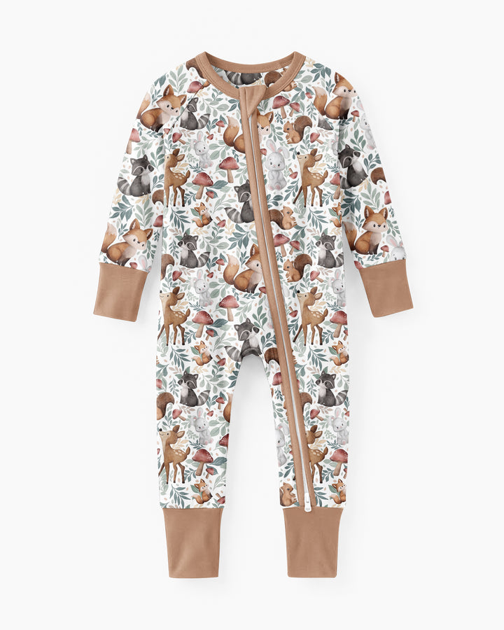 Whimsical Woodland Friends Bamboo Convertible Zippy