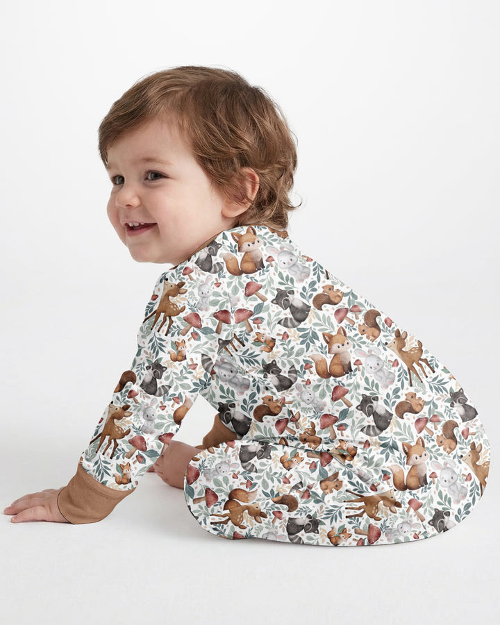 Whimsical Woodland Friends Bamboo Convertible Zippy