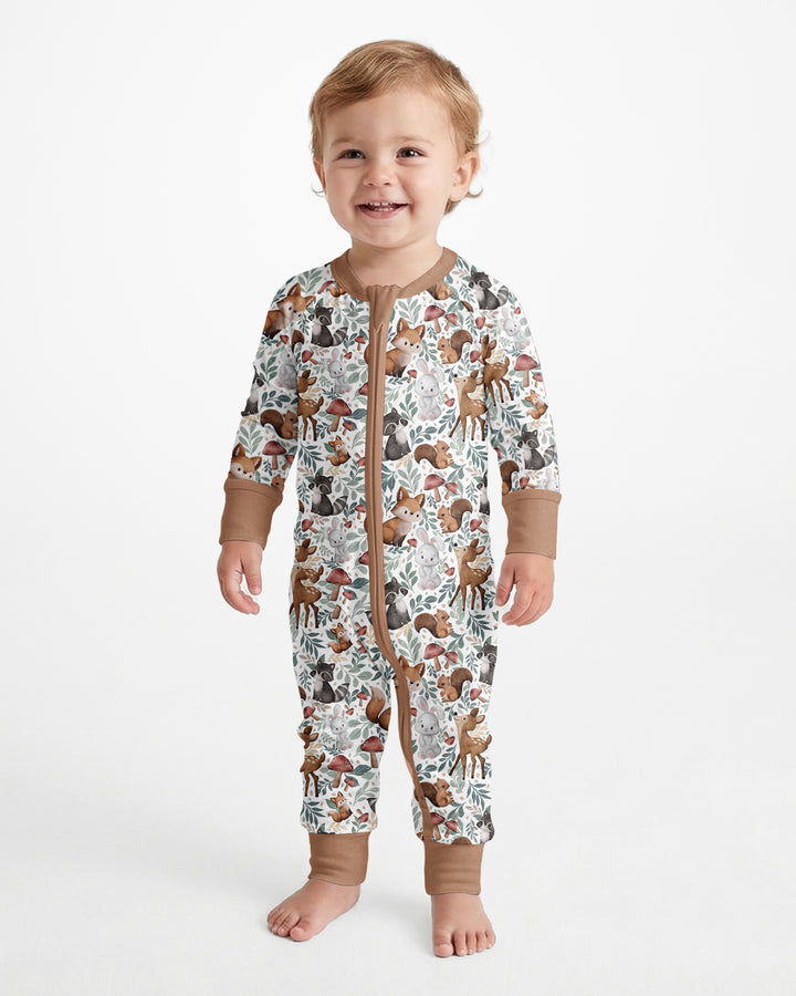 Whimsical Woodland Friends Bamboo Convertible Zippy